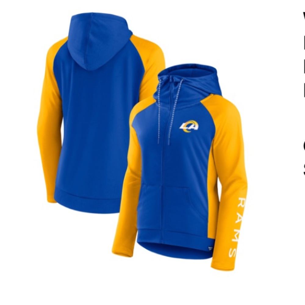 NWT Los Angeles Rams hoodie jacket